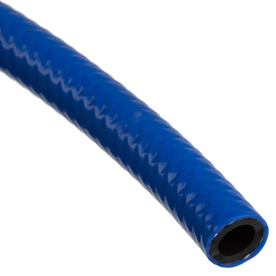 RS PRO Hose Pipe, PVC, 8mm ID, 13mm OD, Blue, 50m