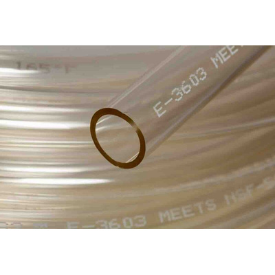 Saint Gobain Tygon® E-3603 Flexible Tube, Special PVC, 2.4mm ID, 5.6mm OD, Clear, 16m