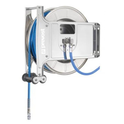 PREVOST 1/2 in G 16x24mm Hose Reel 10 bar 10m Length, Wall Mounting
