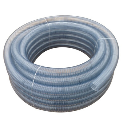 TRICOFLEX Spire acier PVC, Hose Pipe, 50mm ID, 60.8mm OD, Clear, 30m