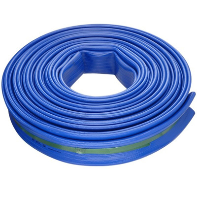 TRICOFLEX Tricoflat PVC, Hose Pipe, 70mm ID, 74.4mm OD, Blue, 25m