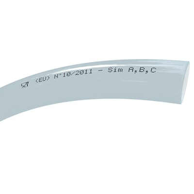 TRICOFLEX Cristal PVC, Hose Pipe, 10mm ID, 14mm OD, Clear, 50m