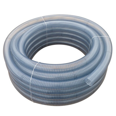 TRICOFLEX Spire acier PVC, Hose Pipe, 32mm ID, 40mm OD, Clear, 30m