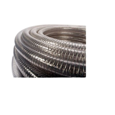 RS PRO Hose Pipe, PVC, 20mm ID, 26.5mm OD, Clear, 5m