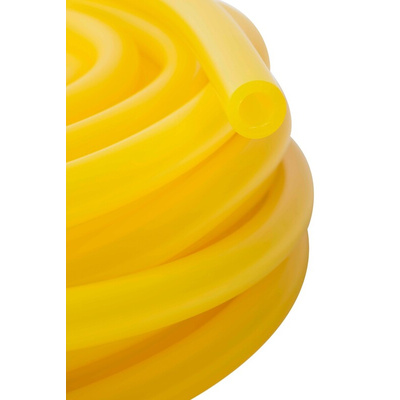 Saint Gobain Tygon® F-4040-A Flexible Tube, Special PVC, 8mm ID, 11.1mm OD, Clear Yellow, 15m