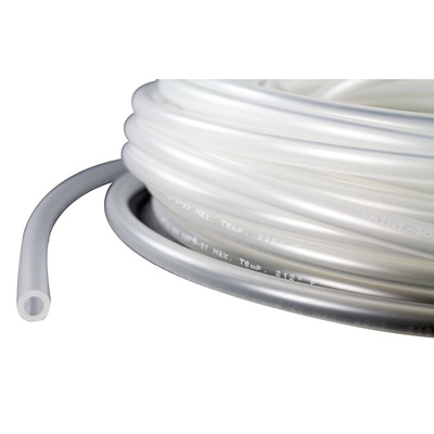 Saint Gobain Tygon® XL-60 Flexible Tube, TPE, 8mm ID, 11.1mm OD, Clear, 15m