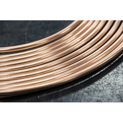 RS PRO 112 bar 10m Long Copper Pipe, 6mm Outer Diam. Copper