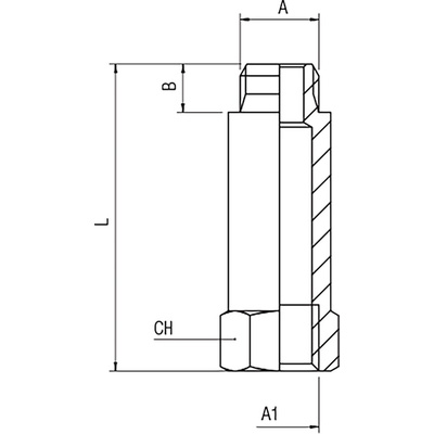 RS PRO Brass Pipe Fitting, Straight Threaded Increaser, Male 1/4in to Female 1/4in