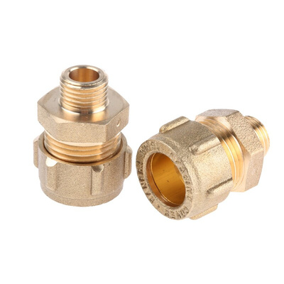 RS PRO Brass Compression Fitting, Straight Coupler