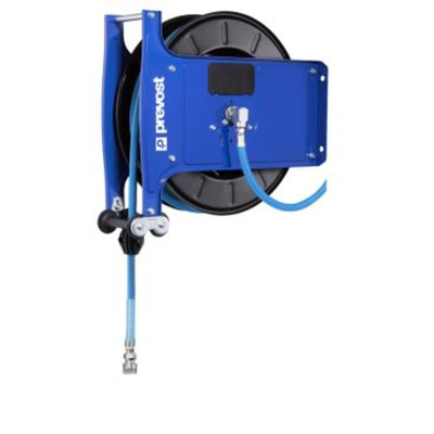 PREVOST 1/2 in G 16x24mm Hose Reel 10 bar 15m Length, Wall Mounting