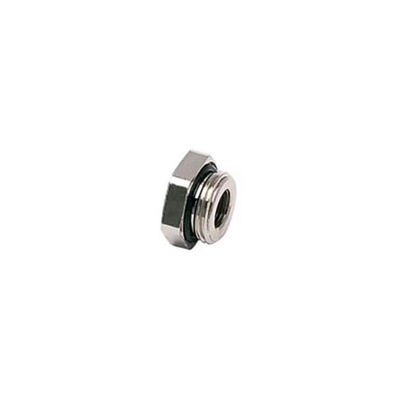 Legris Brass Pipe Fitting, Straight Push Fit Reducer, Male BSPP 3/4in to Female BSPP 1/2in