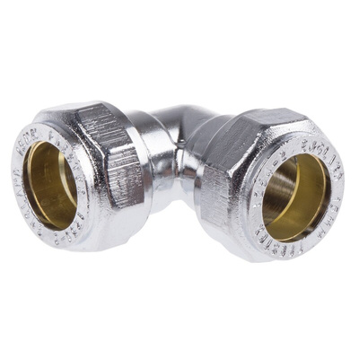 RS PRO Brass Compression Fitting, Elbow Coupler