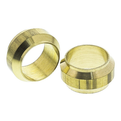 Legris Brass Pipe Fitting, Straight Compression Compression Olive, Female to Female 12mm