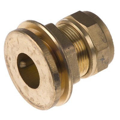 RS PRO Brass Compression Fitting, Straight Coupler