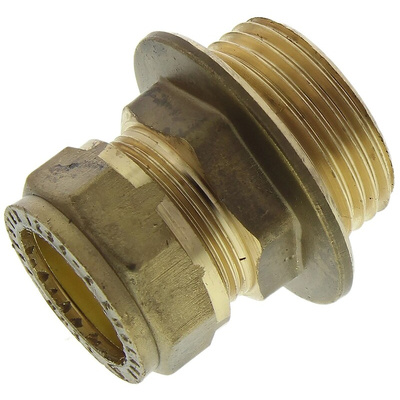 RS PRO Brass Compression Fitting, Straight Coupler