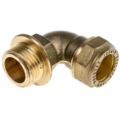 RS PRO Brass Compression Fitting, Elbow Coupler