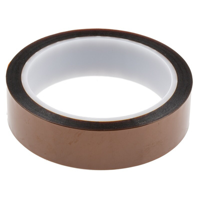 Hi-Bond HB830 Amber Polyimide Film Electrical Tape, 25mm x 33m