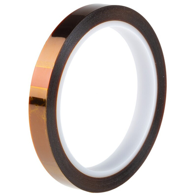 Hi-Bond HB830 Amber Polyimide Film Electrical Tape, 12mm x 33m