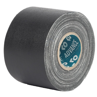 Advance Tapes AT160 AT160 Cloth Tape, 10m x 50mm, Black, Matt Finish