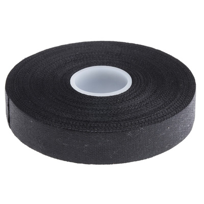 Advance Tapes AT325 Black Cotton Cloth Electrical Tape, 19mm x 20m