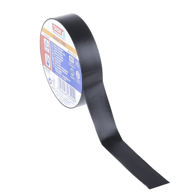 Tesa 53988 Black PVC Electrical Tape, 19mm x 25m