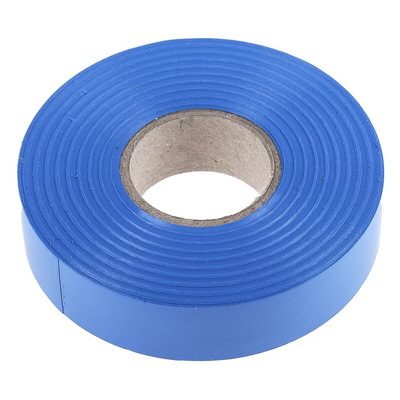 RS PRO Blue PVC Electrical Tape, 19mm x 33m
