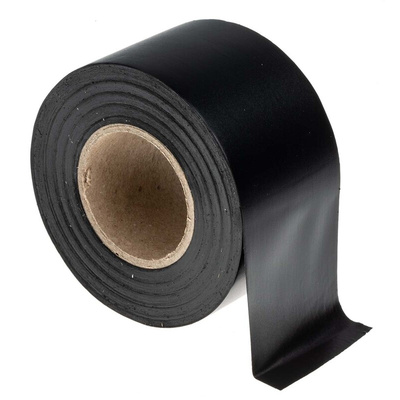 RS PRO Black PVC Electrical Tape, 38mm x 20m