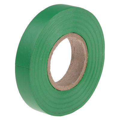 RS PRO Green PVC Electrical Tape, 12mm x 20m