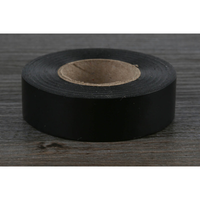 RS PRO Black PVC Electrical Tape, 19mm x 20m