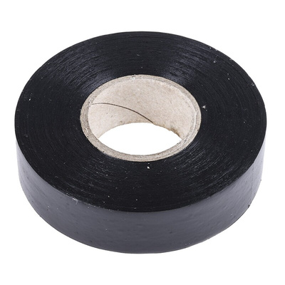 RS PRO Black Electrical Tape, 19mm x 20m