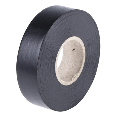 RS PRO Black Electrical Tape, 19mm x 20m