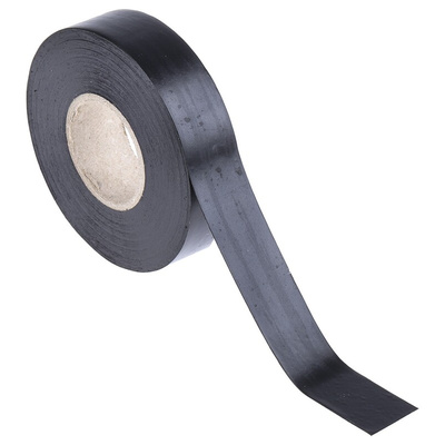 RS PRO Black Electrical Tape, 19mm x 20m