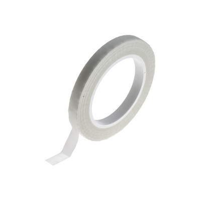 RS PRO White Glass Cloth Electrical Tape, 12mm x 33m
