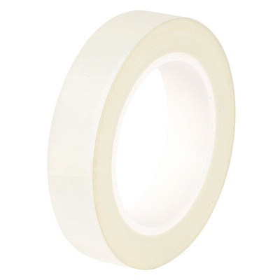 RS PRO White Glass Cloth Electrical Tape, 25mm x 33m