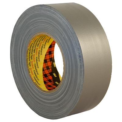 3M Scotch 389 Duct Tape, 50m x 38mm, Silver, PE Coated Finish