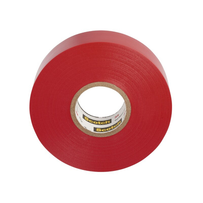 3M Scotch 35 Red PVC Electrical Tape, 19mm x 20m