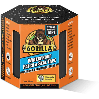 GORILLA GLUE EUROPE LTD 3044720 Duct Tape, 3m x 100mm, Black
