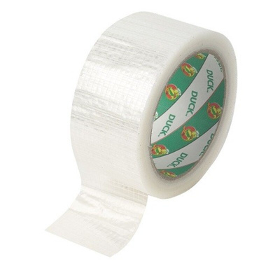DUCK TAPE Duck Tape 222150 Duct Tape, 20m x 50mm, Clear, Gloss Finish