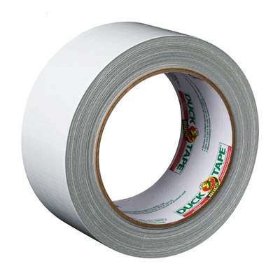 DUCK TAPE Duck Tape 232335 Duct Tape, 25m x 50mm, White, Gloss Finish