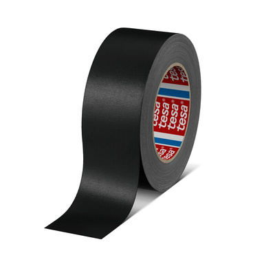 Tesa 4651 Cloth Tape, 25m x 50mm, Black