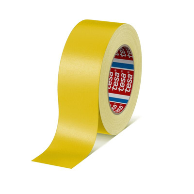 Tesa 4651 Cloth Tape, 25m x 50mm, Yellow
