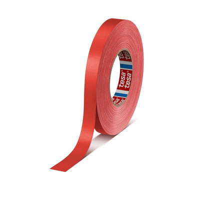 Tesa 4651 Cloth Tape, 50m x 19mm, Red