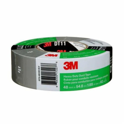 3M D11 Duct Tape, 54.8m x 48mm, Silver