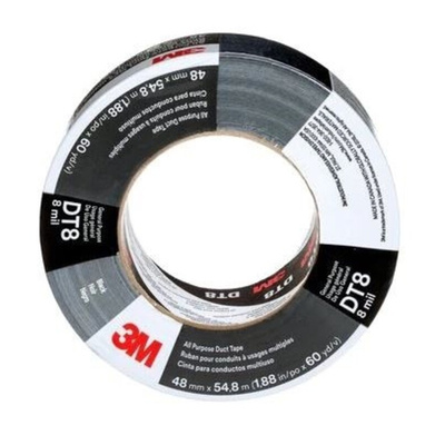 3M DT8 Duct Tape, 54.8m x 48mm, Black