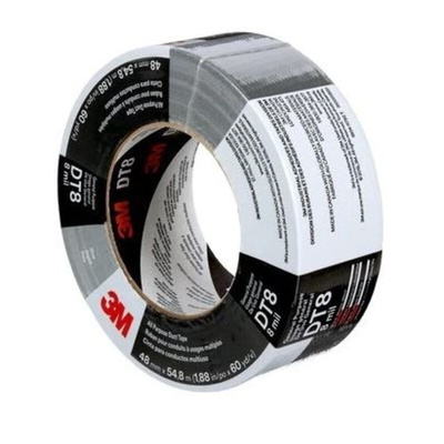 3M DT8 Duct Tape, 54.8m x 48mm, Black