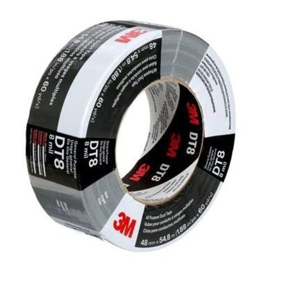 3M DT8 Duct Tape, 54.8m x 48mm, Black