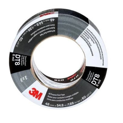 3M DT8 Duct Tape, 54.8m x 48mm, Silver