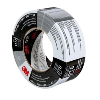 3M DT8 Duct Tape, 54.8m x 48mm, Silver