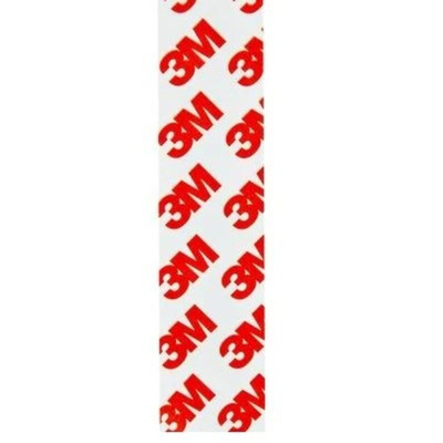 3M GPT-020 Series Transparent Double Sided Polyester Tape, 0.2mm Thick, Acrylic Backing, 25mm x 50m