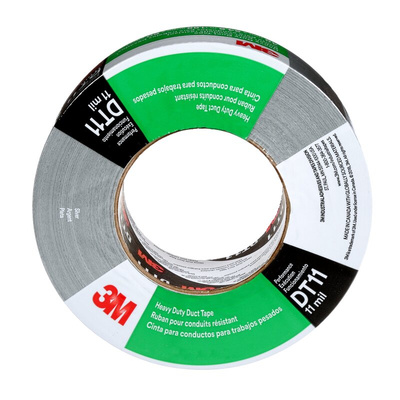 3M Heavy Duty Duct Tape DT11 DT11 Duct Tape, 54.8m x 48mm, Black, Rubber Finish